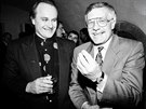 Michael Kocáb a Václav Klaus v listopadu 1991