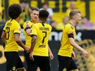 Fotbalisté Dortmundu v úvodu bundesligy snadno porazili Augsburg.