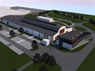 Vizualizace nov�ho muzea automobil� Tatra v Kop�ivnici