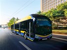 Prototyp novho trolejbusu koda 33 Tr je momentln ve zkuebnm provozu v...