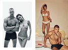 V nové kampani na spodní prádlo znaky Calvin Klein se objevily známé tváe.