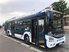 Prask dopravn podnik zaal testovat hybridn autobus Urbanway od vrobce...