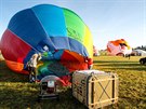 ��astn�k�m balonov� fiesty startuj�c�m od hradu Bouzova na Olomoucku se i letos...
