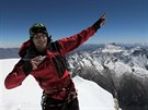 Radoslav Groh na vrcholu Huandoye