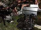 Pi nehod u Plan na Tachovsku se v osobnm vozidle zranili ti lid. Auto...