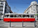 Nov zrekonstruovaná historická tramvaj 4MT pezdívaná Plechá.