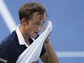 Daniil Medvedv v semifinle turnaje v Cincinnati.