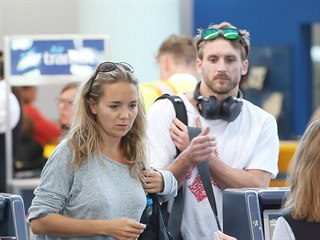 Tomáš Zonyga a Lucie Vondráčková (Praha, 13. srpna 2019)