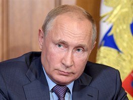 Ruský prezident Vladimir Putin pi návtv Krymu (13. srpna 2019)