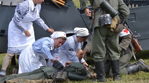 Již 22. ročník vojensko-historické akce Cihelna se konal o víkendu u Králík na Orlickoústecku (17. srpna 2019).
