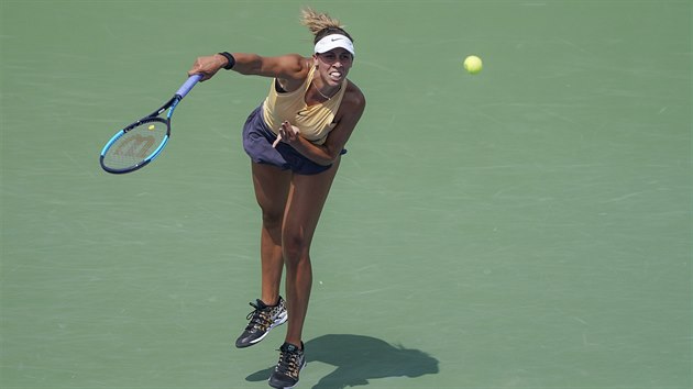 Amerianka Madison Keysov podv ve finle turnaje v Cincinnati.