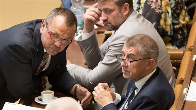 Jaroslav Foldyna (vlevo) v, e odchod do opozice by SSD prospl.