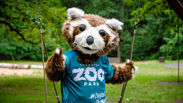 Chomutovsk zoopark dnes pedstavil svho novho maskota, je to panda erven a jmenuje se Maio.