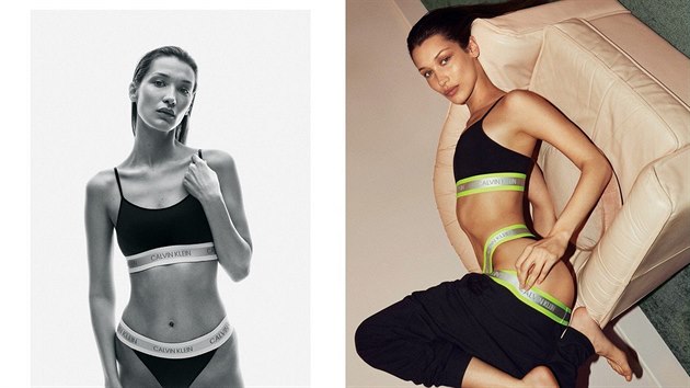 Modelka Bella Hadid v nov kampani pro znaku Calvin Klein