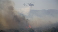 Hasii v ecku bojují s rozsáhlými poáry lesních porost, úady naídily...