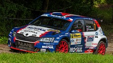 Jan erný bhem druhé rychlostní zkouky Barum Czech Rally.