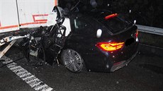 Na dálnici D1 v noci na úterý havaroval dvaačtyřicetiletý řidič osobního...