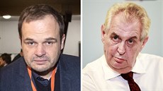 Místopedseda SSD Michal marda a prezident Milo Zeman