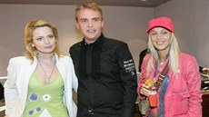 Marianna urianová, Libor Bouek a Zuzana Belohorcová na módní pehlídkce...