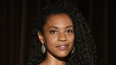 Francouzská provazochodkyn� Tatiana-Mosio Bongonga vystoupila 7. srpna 2019 v...