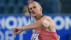 Jakub Vadlejch na mistrovství Evropy družstev v Bydhošti.