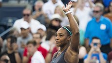 Serena Williamsová v semifinále turnaje v Torontu.