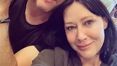 Shannen Doherty a její manžel Kurt Iswarienko (7. června 2019)