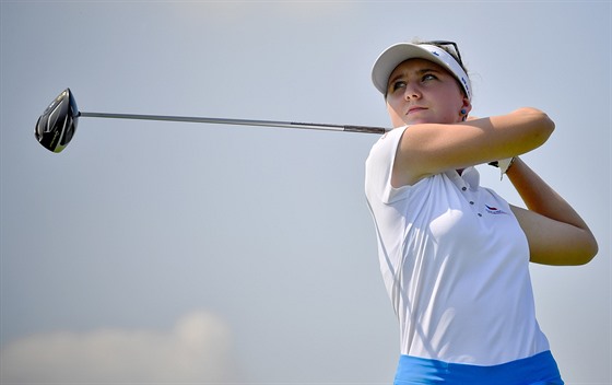 Golfový turnaj Tipsport Czech Ladies Open). V akci eská hráka Patricie...