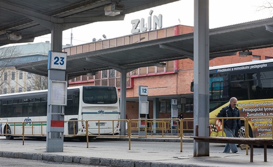 Autobusové nádraí ve Zlín. ilustraní snímek