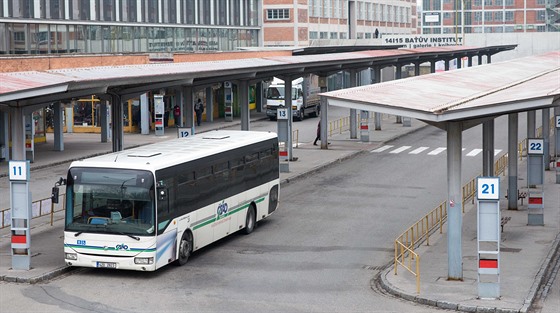 Autobusové nádraí ve Zlín.