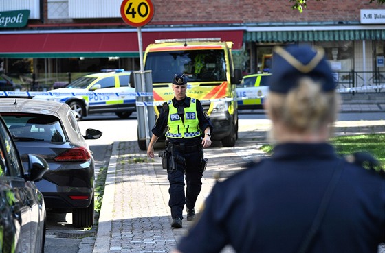 Maskovaný útočník na ulici švédského města Malmö zastřelil matku malého dítěte....