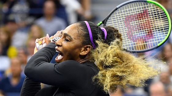 Serena Williamsová na US Open.