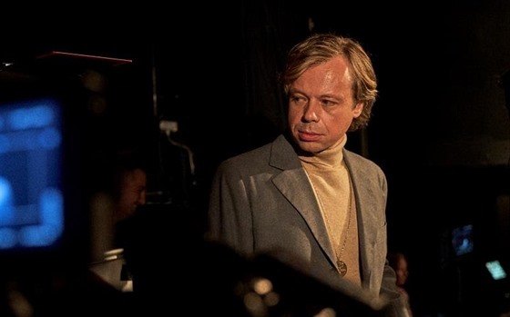 Viktor Dvoák coby Václav Havel pi natáení filmu Havel