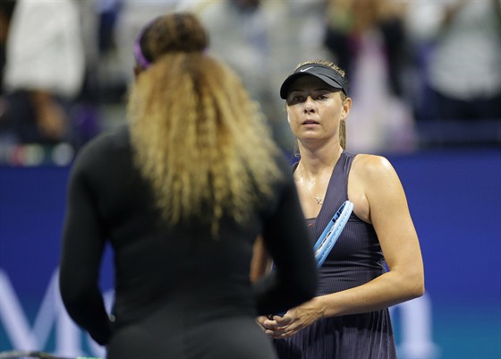 Maria arapovová po poráce od Sereny Williamsové a US Open.