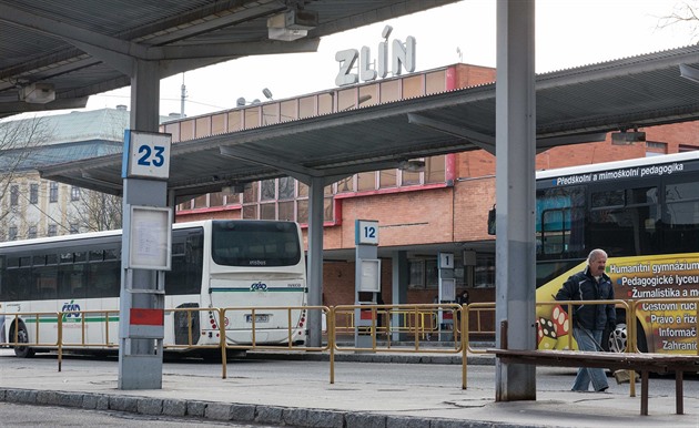 Autobusové nádraí ve Zlín.