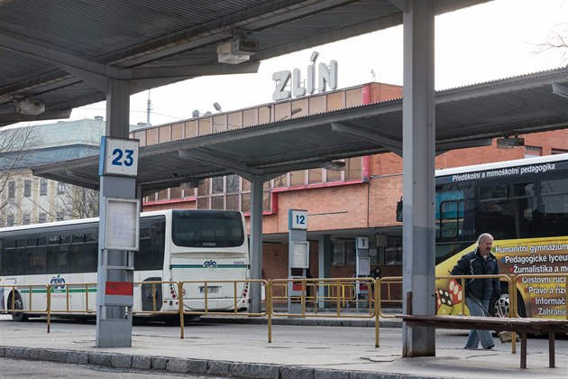 Autobusové nádraí ve Zlín.