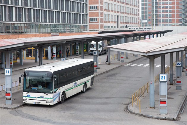 Autobusové nádraí ve Zlín.