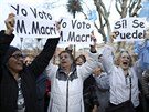 Současný prezident Mauricio Macri získal v srpnových předběžných volbách 32...