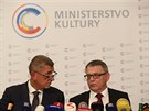Premiér Andrej Babi uvedl nového ministra kultury Lubomíra Zaorálka do úadu....