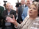 Hereka Jiina Bohdalová u Krajského soudu v Praze (26. 8. 2019)