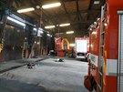 Technika v hasiské stanici v Argentinské ulici.