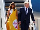 Prezident Spojených stát Donald Trump s manelkou Melanií na summitu skupiny...