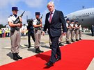 Britský premiér Boris Johnson dorazil na summit skupiny vysplých svtových...