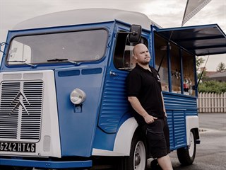 Citroën H přestavěný na pojízdný výčep
