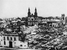 Německá Luftwaffe provedla 1. září 1939 zničující nálet na polské město Wieluń.