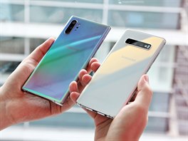 Samsung Galaxy S10+ a Samsung Galaxy Note 10+