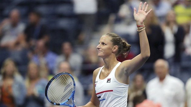DOMINANCE. Tenistka Karolna Plkov snadno postoupila do 3. kola US Open.