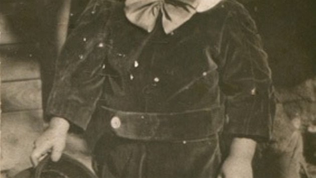 Alexander Bachnár jako tříletý chlapec v Topolčanech (1922).