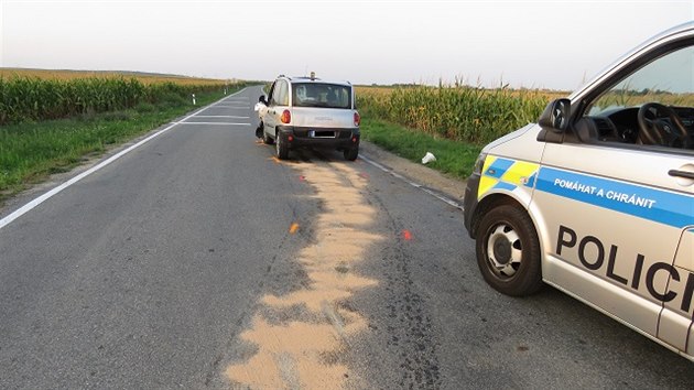 Policie ptr po idii multiply, kter utekl od vn nehody na Znojemsku.