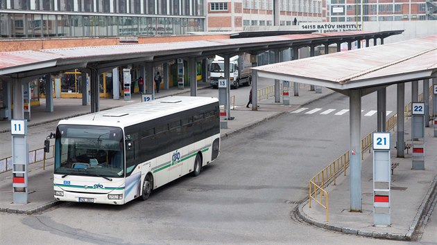 Autobusové nádra�í ve Zlín�.